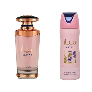 set mayar perfume 100ml + body spray